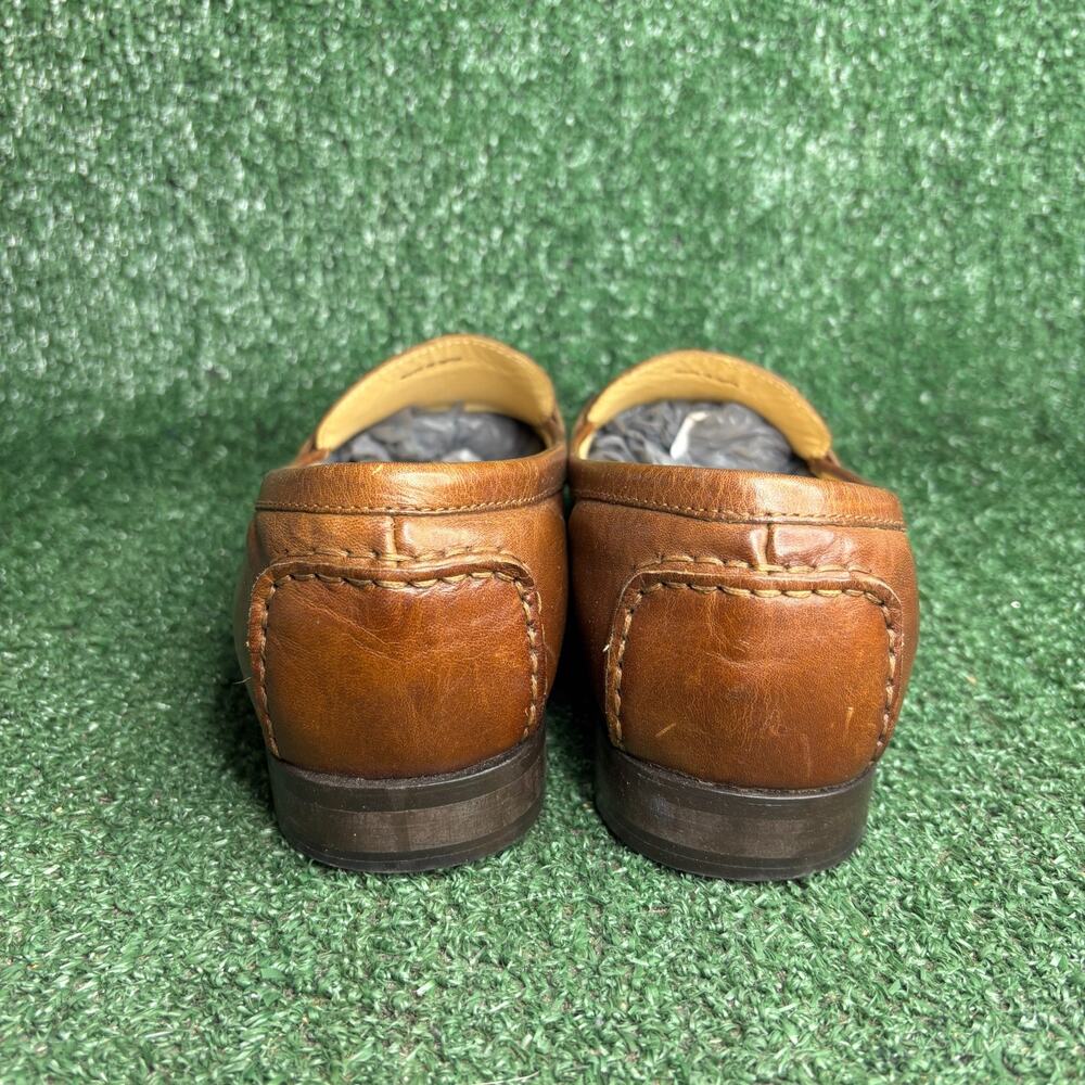 Cole Haan Penny Loafers Leather Slip On Moccasin Classic Brown Womens 11 B - Picture 4 of 13